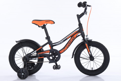 Lorak Junior 16 Boy Матовый Чёрный/Оранжевый