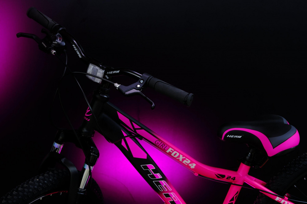 Heam FOX 24 Girl Матовый Чёрный/Розовый